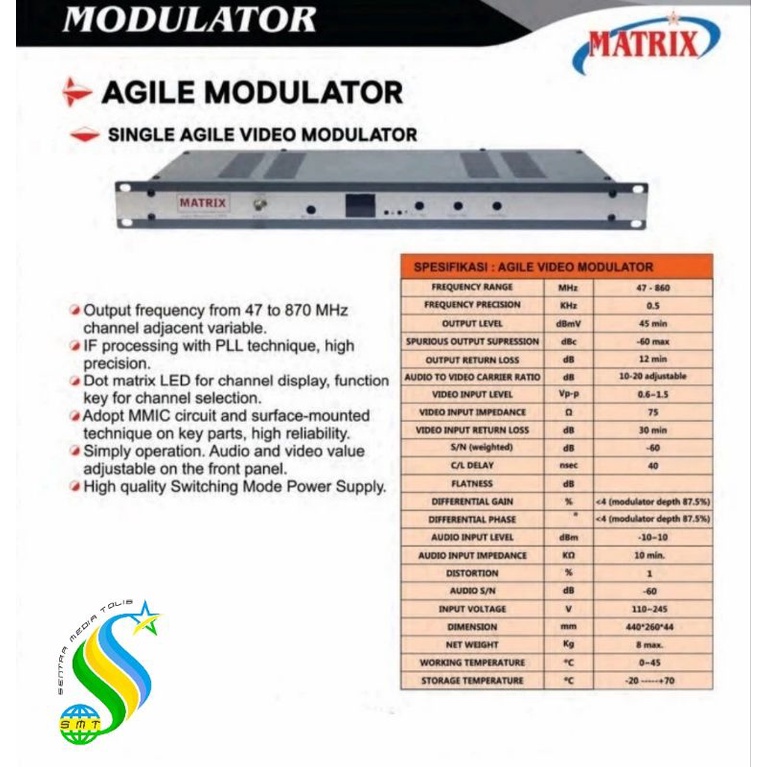 Jual Agile Modulator Matrix C78D Fix Channel | Shopee Indonesia