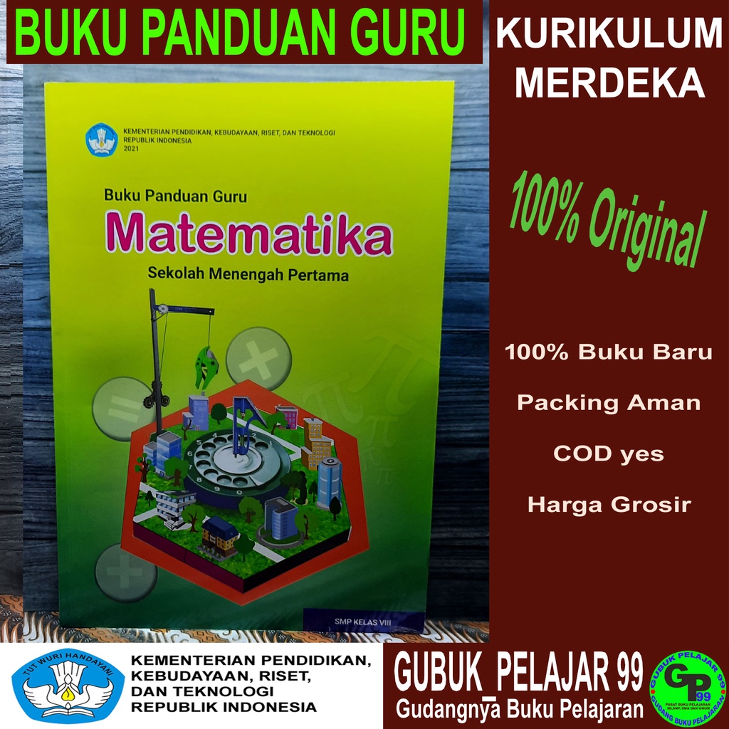 Jual Buku Panduan Guru Matematika Untuk Smp Kelas 8 Kurikulum Merdeka Kemdikbudristek Shopee