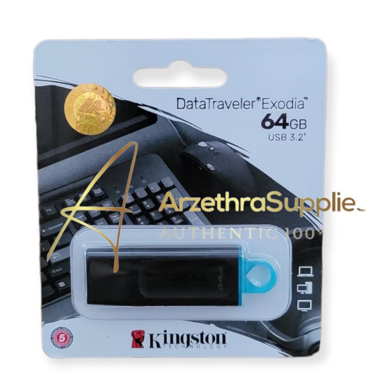 Jual Flashdisk KINGSTON Exodia USB 3.2 64GB (Metrodata) | Shopee Indonesia