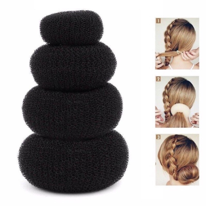 Jual ASEMKAJKT - [SEDANG] Hair Bun Donut Rambut Sanggul Cepol Donat ...