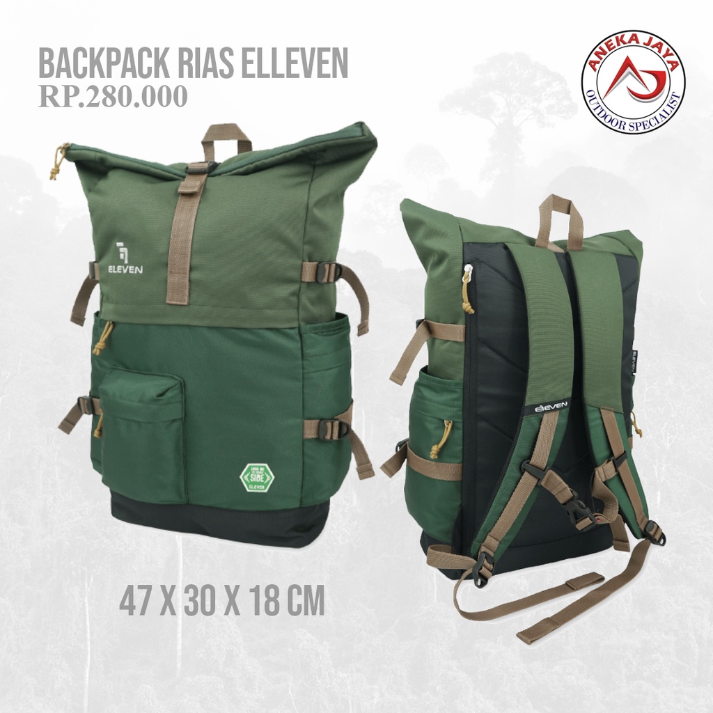 Jual TAS RANSEL ELLEVEN RIAS RANSEL SEKOLAH KULIAH KERJA | Shopee Indonesia