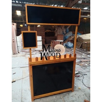 Jual PB-02 Booth portable rombong knockdown bongkar pasang event desk ...