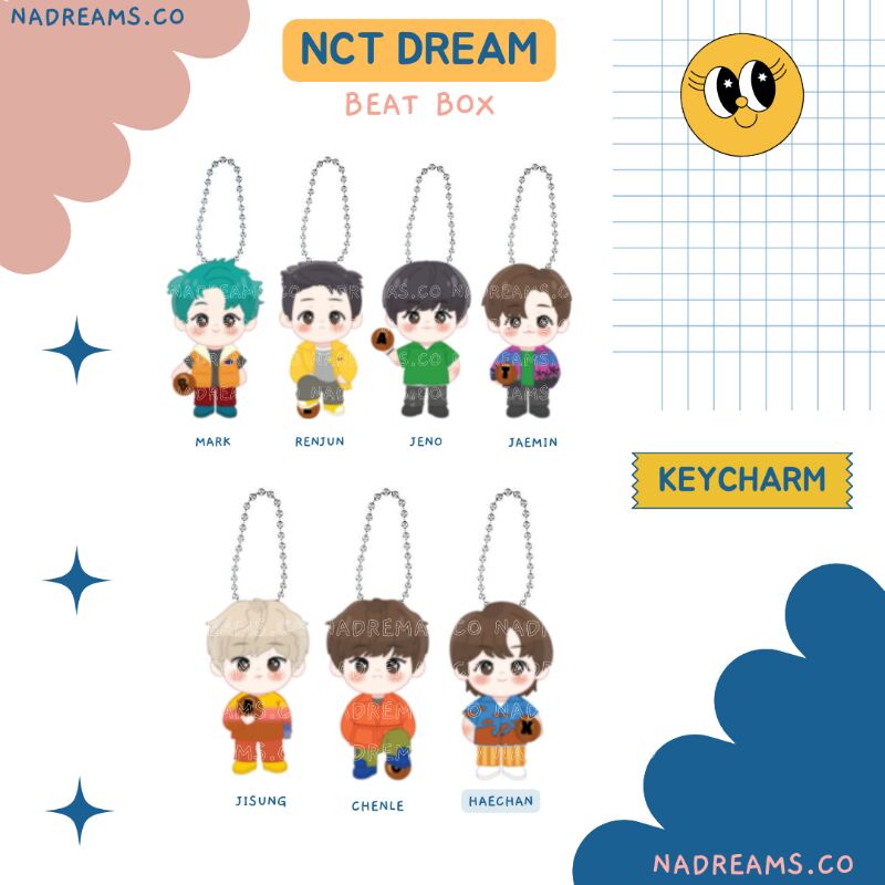 Jual KEYCHARM KEYCHAIN STANDEE || NCT DREAM BEAT BOX | Shopee Indonesia