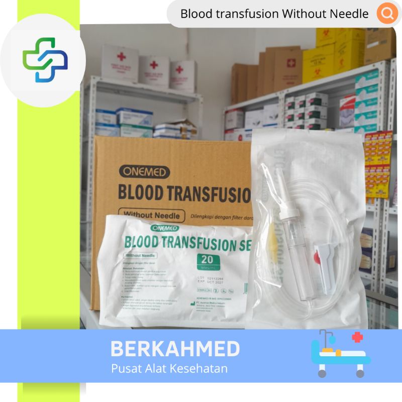 Jual Blood Transfusion Set Onemed/Set Transfusi Darah/ Selang Tranfusi ...