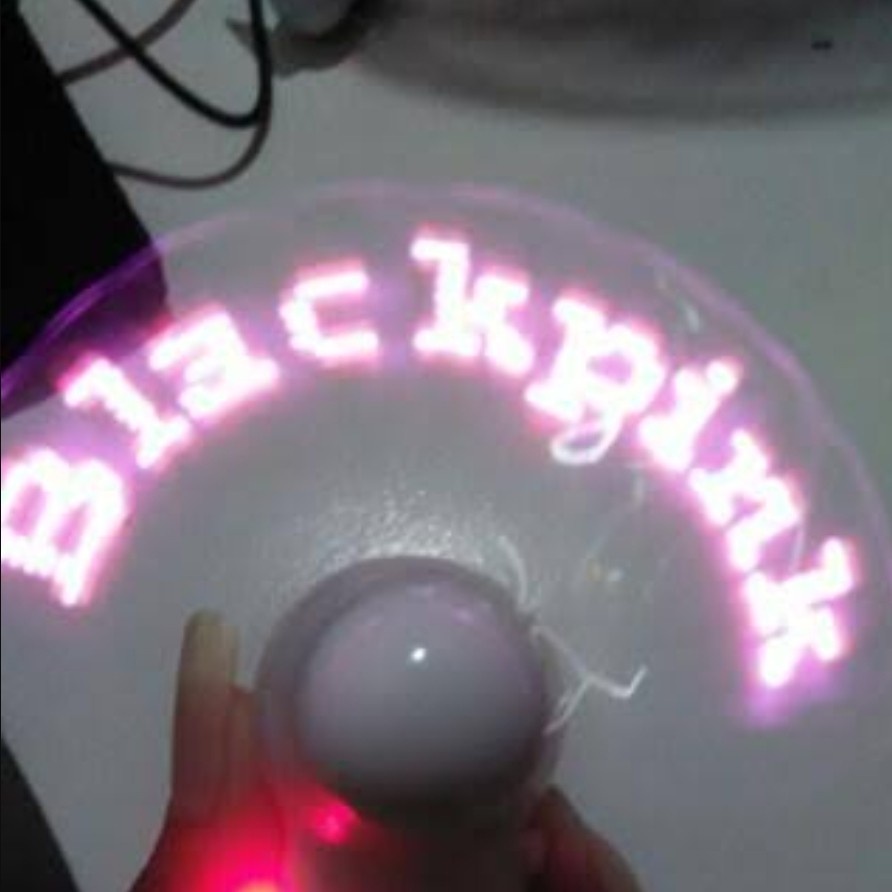 Jual Kipas Tulisan LED Custom Fan Magic Souvenir Unik Wedding Konser ...