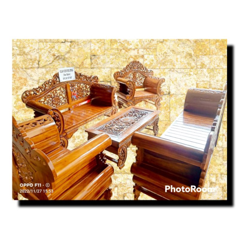 Jual Kursi Tamu Kursi Madura Kursi Tamu Kayu Jati Kursi Tamu Ukiran