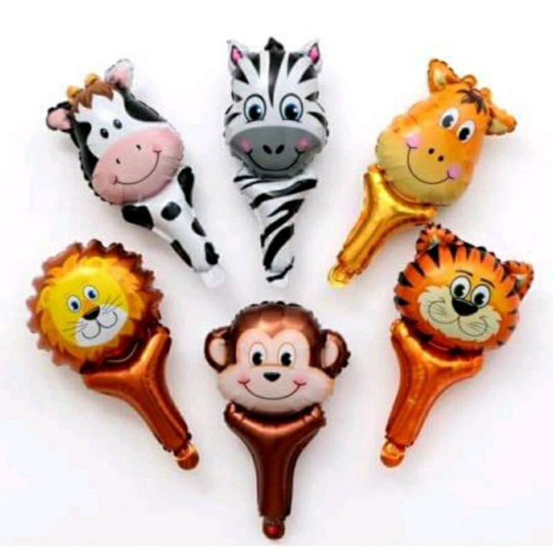 Jual Balon pentung hewan | balon pentungan hewan | balon karakter ulang