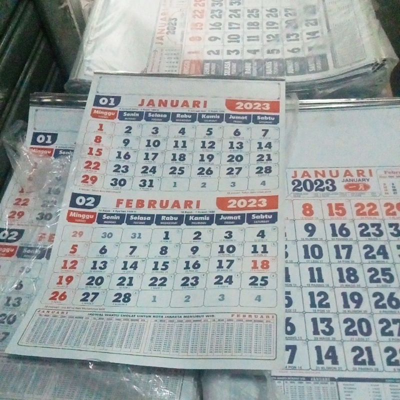 Jual kalender 2023 kecil, 6 lembar | Shopee Indonesia