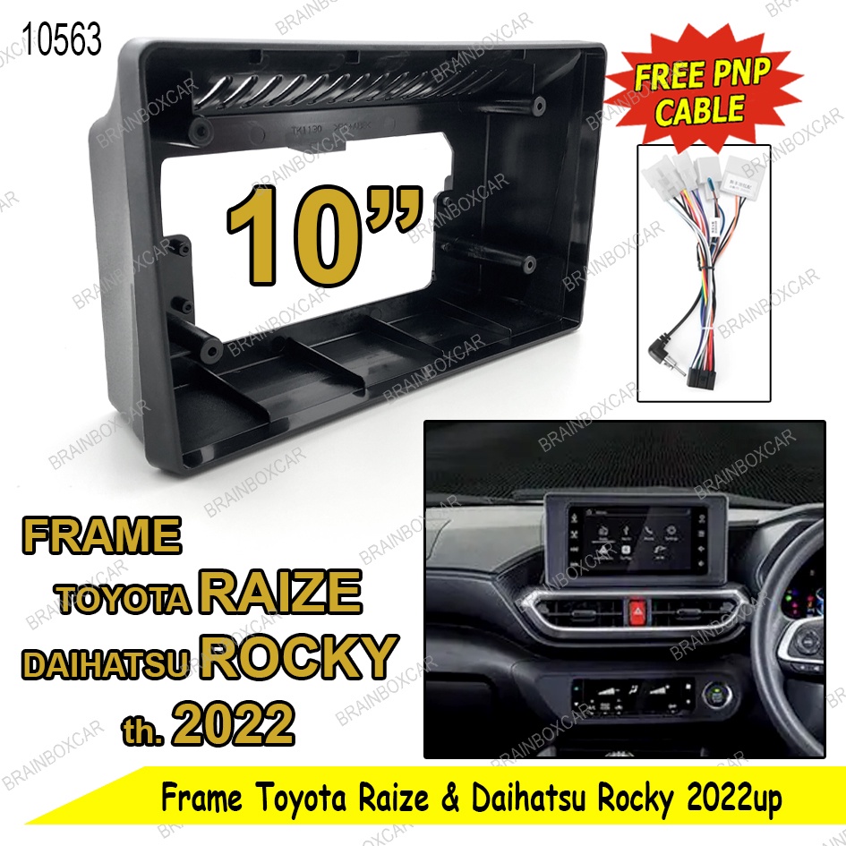Jual Panel Head Unit Raize Rocky 10 Inch Frame Bingkai Android Mobil ...