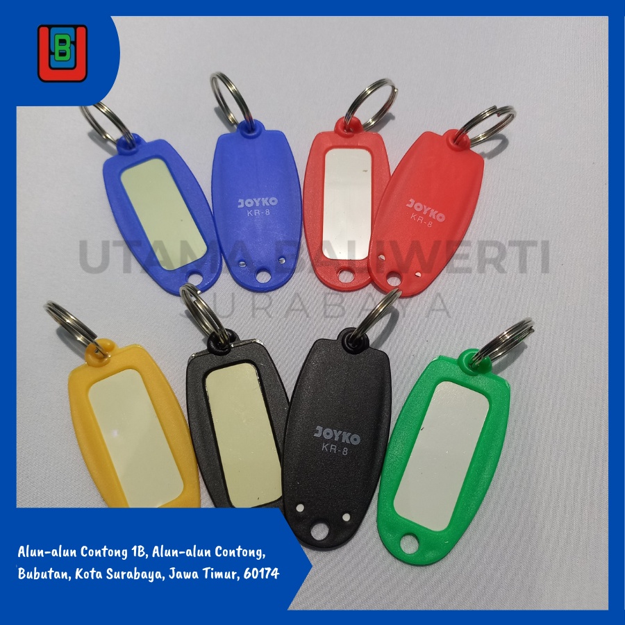 Jual Key Ring Joyko Gantungan Kunci Label Nama | Shopee Indonesia