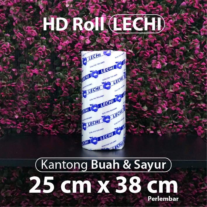 Jual Plastik HD Roll Lechi 25 x 38 cm 20 micron - 2 kg Kantong Buah ...