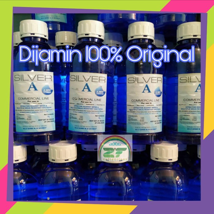 Jual Air Ion Perak SILVER A Ionic Silver Water (Ag+) [Botol 1000 ml