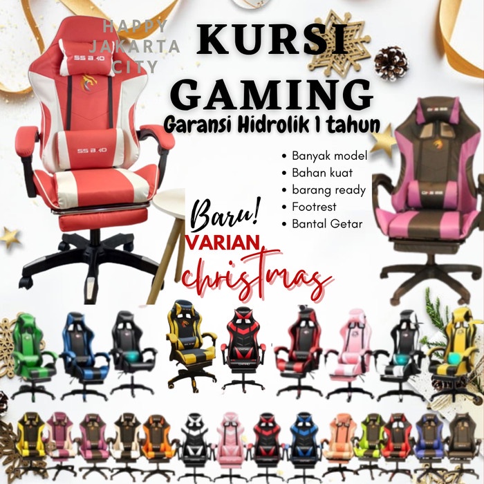 Jual Kursi Kursi Gaming Led Premium Kursi Gaming Murah Footrest Kursi ...