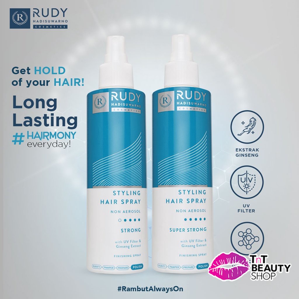 Jual Rudy Hadisuwarno Hair Spray Non Aerosol 200ml Strong Super