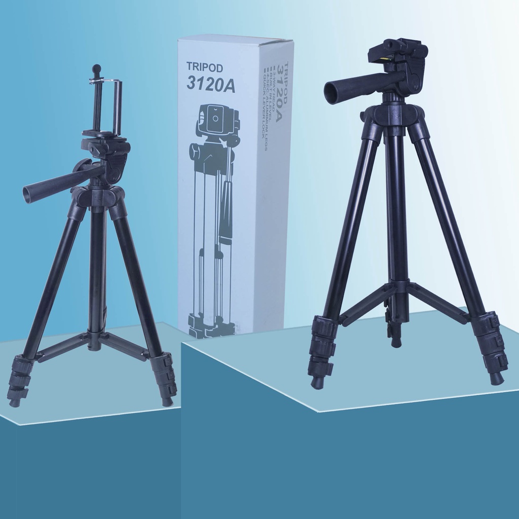 Jual TRIPOD CAMERA 3366 YUNTENG ORIGINAL TRIPOD + HOLDER HP CAMERA DV ...