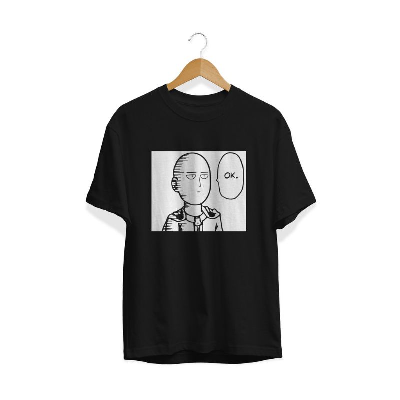 Asian Size Men Print One Punch Man Saitama Oppai Hero Japanese Anime T Shirt O N - Foto 11