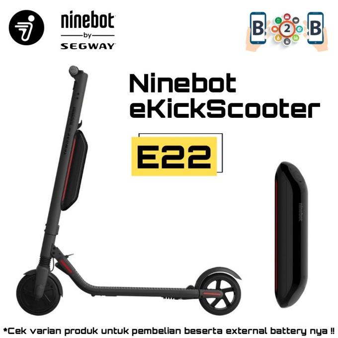 Jual NINEBOT E22 KickScooter Segway Electric Scooter Kick Scooter