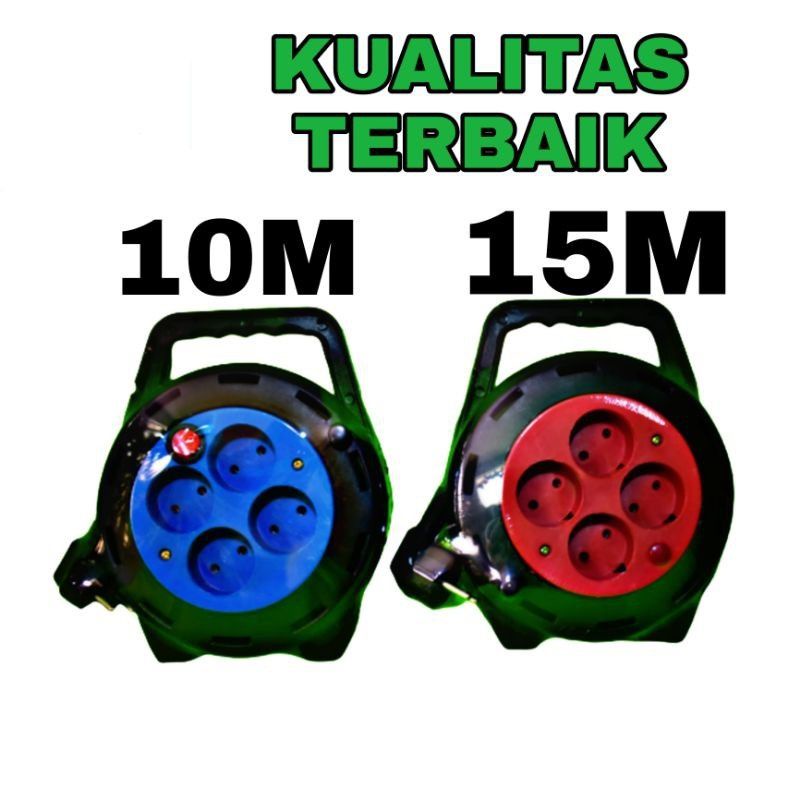 Jual stop kontak/kabel roll 10 /15meter/roll kabel/terminal colokan ...