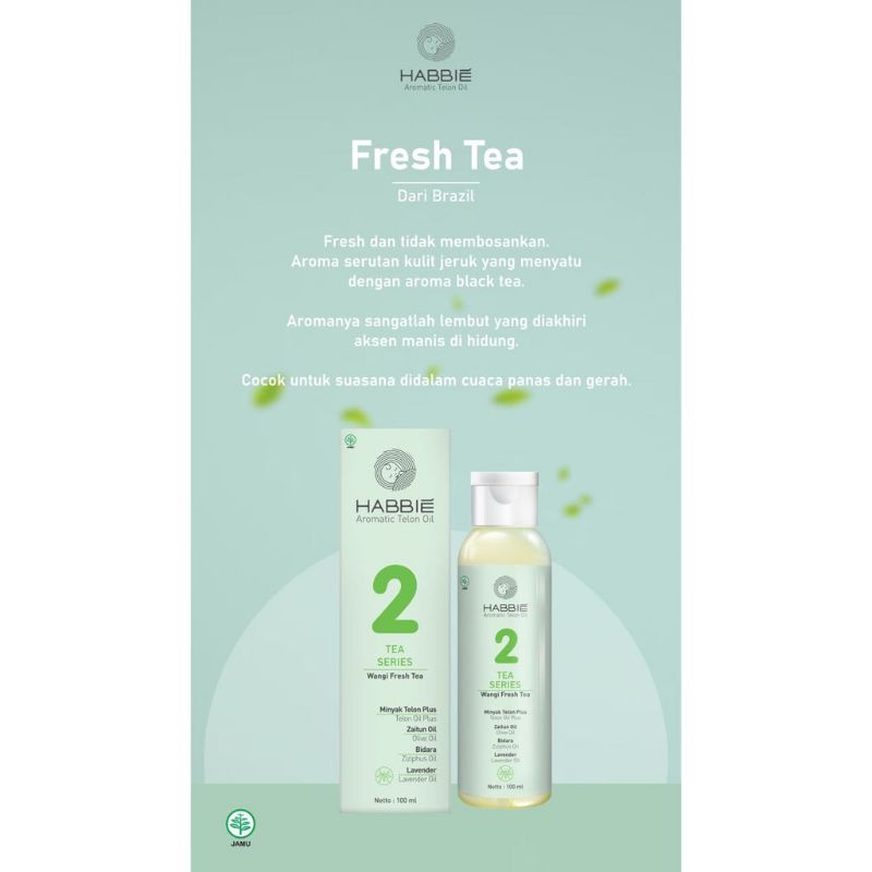 Jual Habbie Minyak Telon Tea Series Varian Fresh Tea | Shopee Indonesia