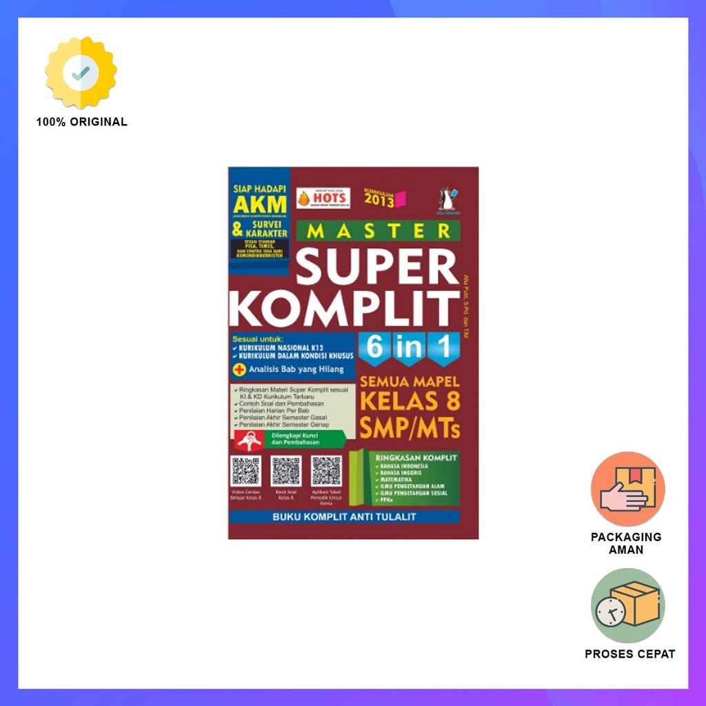Jual MASTER SUPER KOMPLIT KELAS 8 SMP/MTS | Shopee Indonesia