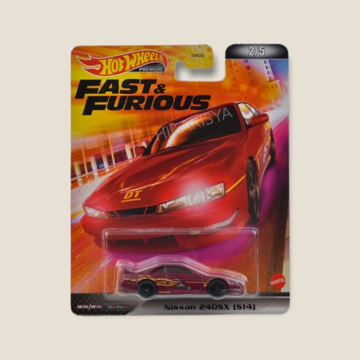 Hot Wheels Fast & Furious Nissan 240SX Silvia S14 Rouge – Édition Limitée, 1:64, Neuf