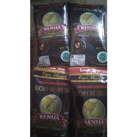 Jual Kopi Bubuk Semendo Sachet Benua Shopee Indonesia