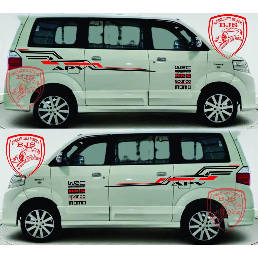 Jual Sticker Apv Gran Max Stiker Mobil Luxio Grandmax Apv List Body Suzuki Apv Luxury