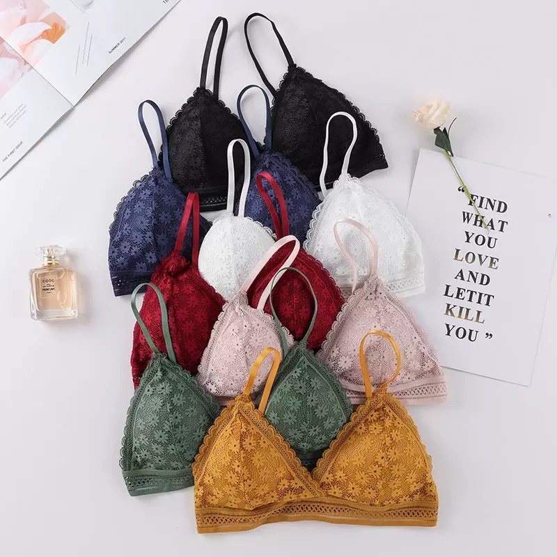 Jual Pakaian Dalam Wanita Bra Cup Segitiga Tanpa Kawat / BH Push Up ...