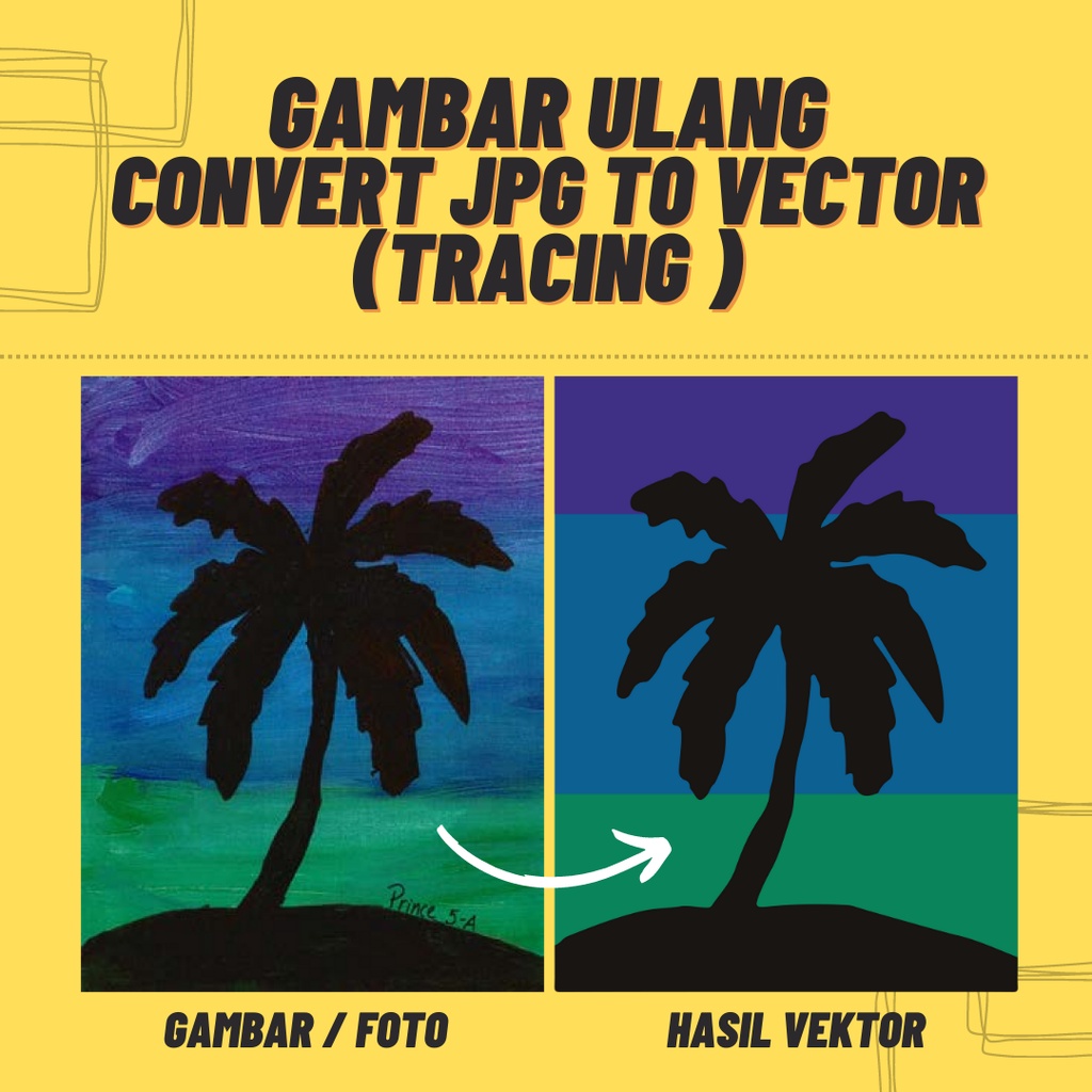 Jual JASA GAMBAR ULANG - CONVERT JPG TO VECTOR - TRACING UNTUK CETAK ...