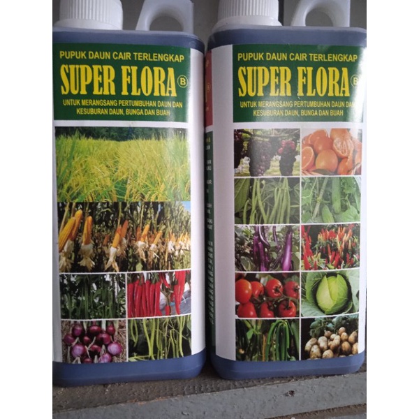 Jual Super Flora Liter Pupuk Daun Cair Terlengkap Untuk Segala Tanaman Shopee Indonesia