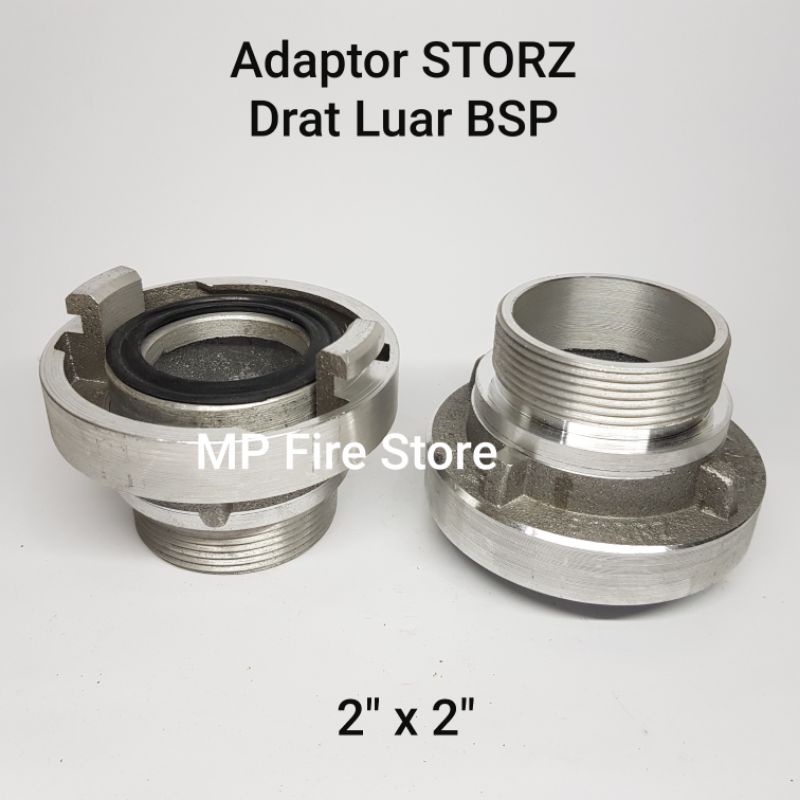 Jual FIRE ADAPTOR STORZ 2 X 2 In DRAT LUAR BSP HYDRANT PEMADAM ...