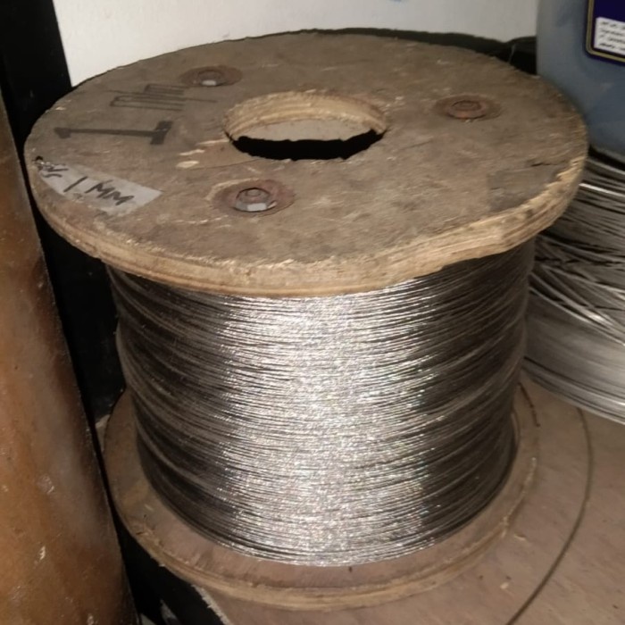 Jual Marn Wire Rope Stainless 304 1Mm/Kawat Seling Stainless/ Seling