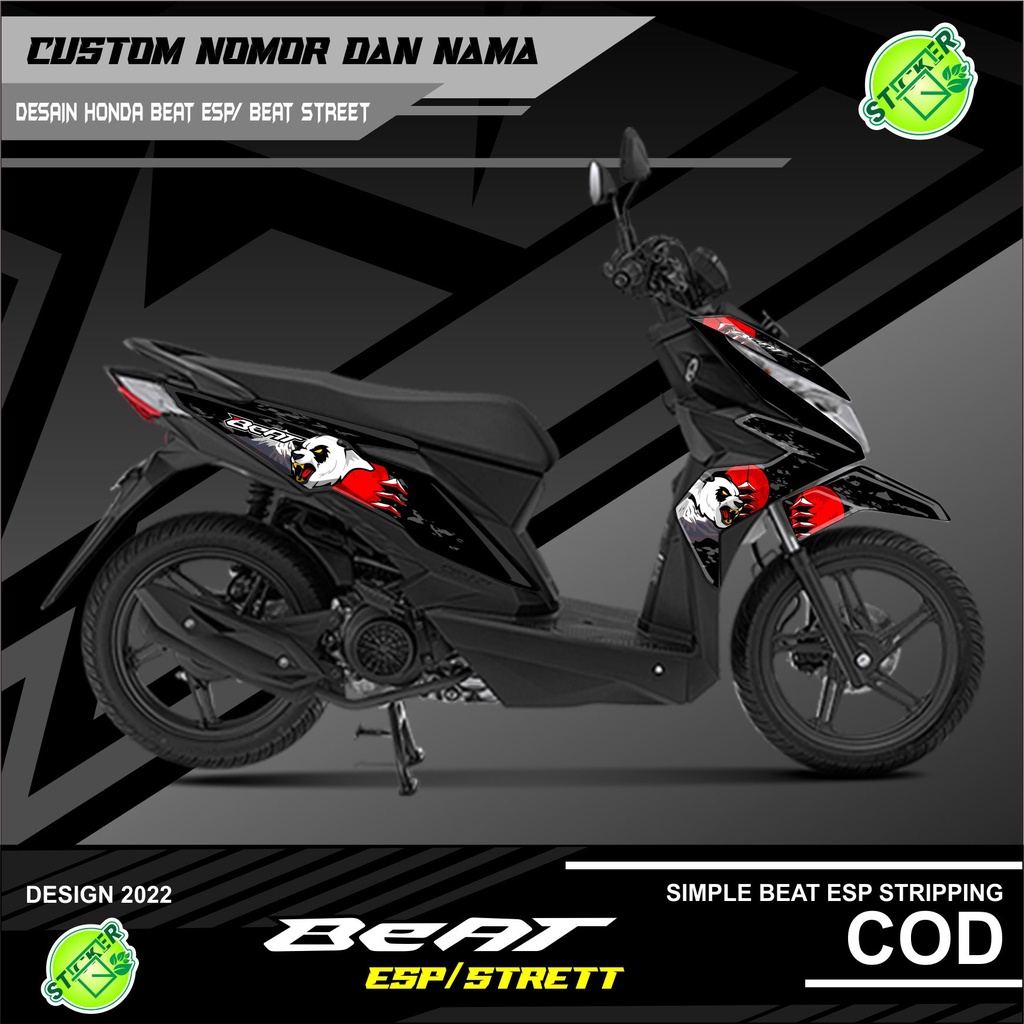 Jual STRIPPING STIKER MOTOR BEAT ESP 2016 2017 2018 2019 FI / BEAT ...