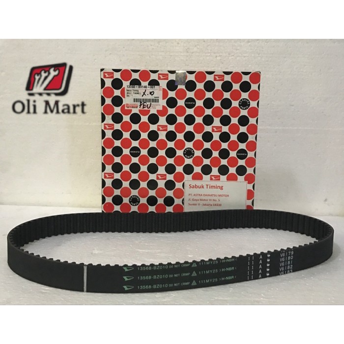 Jual Timing belt / teming belt xenia 1.0 1000cc ASLI Shopee Indonesia