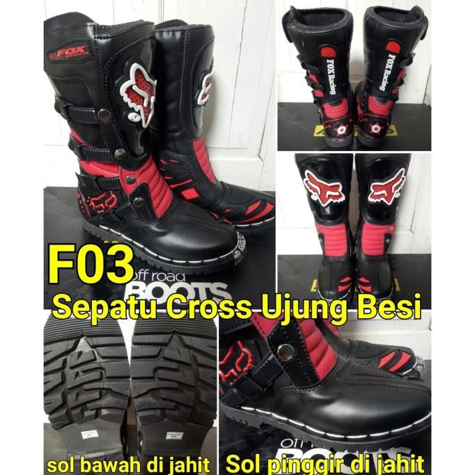 Jual Sepatu Motor Touring Cross Sepatu Trail Trabas Safety Ujung Besi Shopee Indonesia