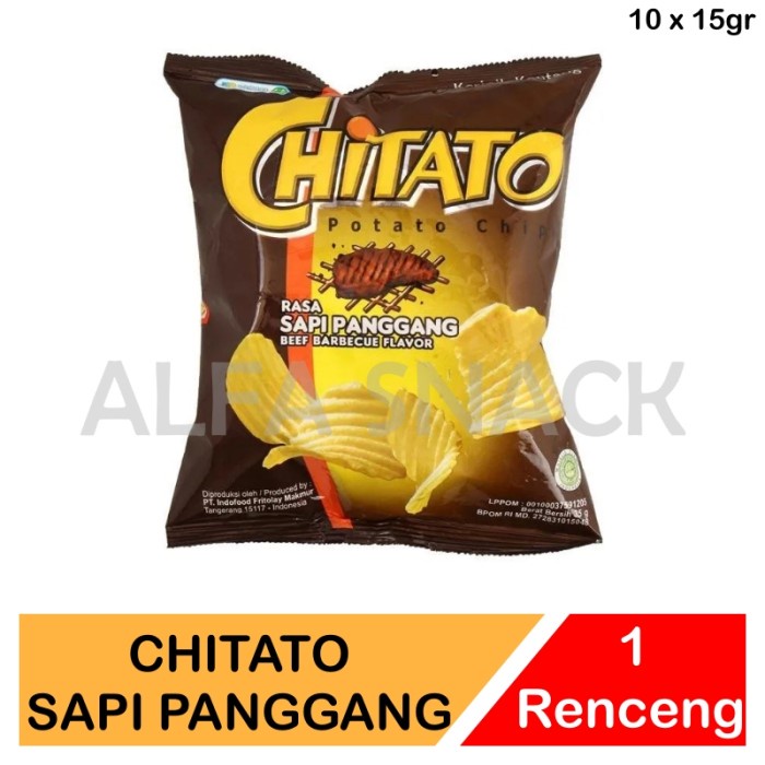 Jual Chitato Sapi Panggang Kemasan Renceng 10 pcs x 15 gram | Shopee ...