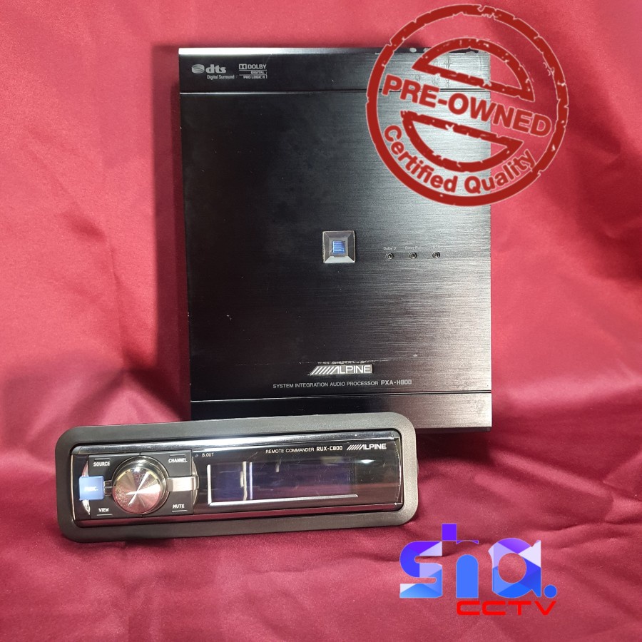 Jual PROCESSOR AUDIO MOBIL Speaker DSP Hi End Alpine PXA H800 Set