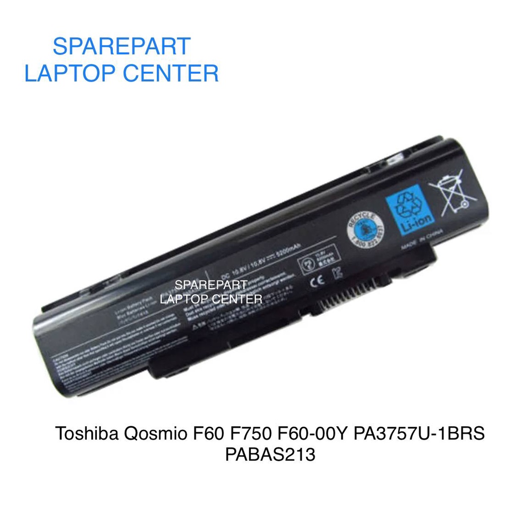 Jual Baterai Toshiba Qosmio F60 F750 F60-00Y PA3757U-1BRS