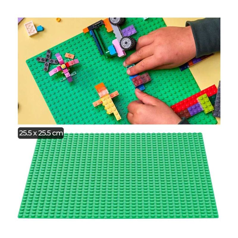 Jual KAZI Base Plate LEGO Building Blocks 25.5 x 25.5 cm HQB1143