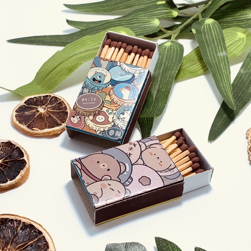 Jual korek api kayu aesthetic scented candle lilin aromatherapy wax