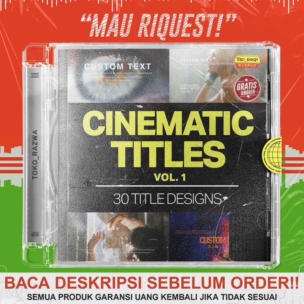 Jual Tropic Colour - Cinematic Titles Vol. 1 - Photoshop - After ...