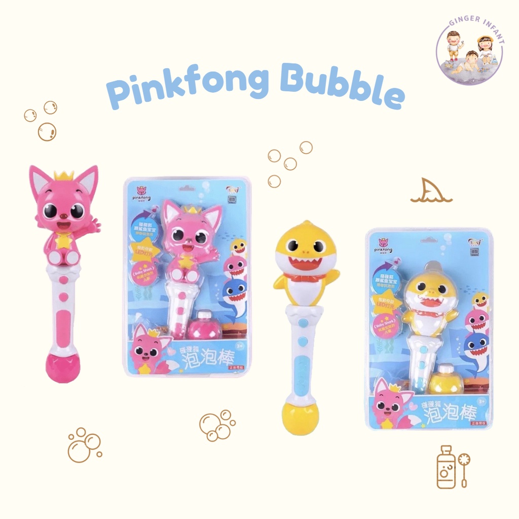 Jual Pinkfong bubble machine Pororo bubble machine mesin bubble ...