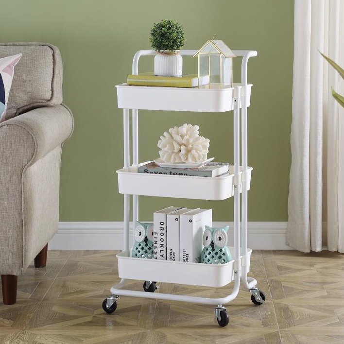 Jual TROLLEY 3 TIER / RAK TROLI 3 SUSUN / RAK SALON DAPUR KAMAR TIDUR ...