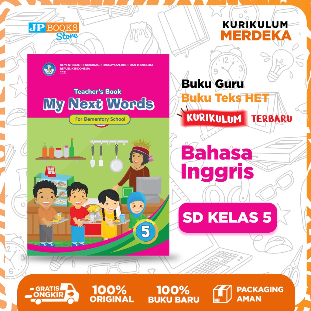 Jual JP Books – Buku Guru Teks Het Kurmer Sekolah Bahasa Inggris Sd ...