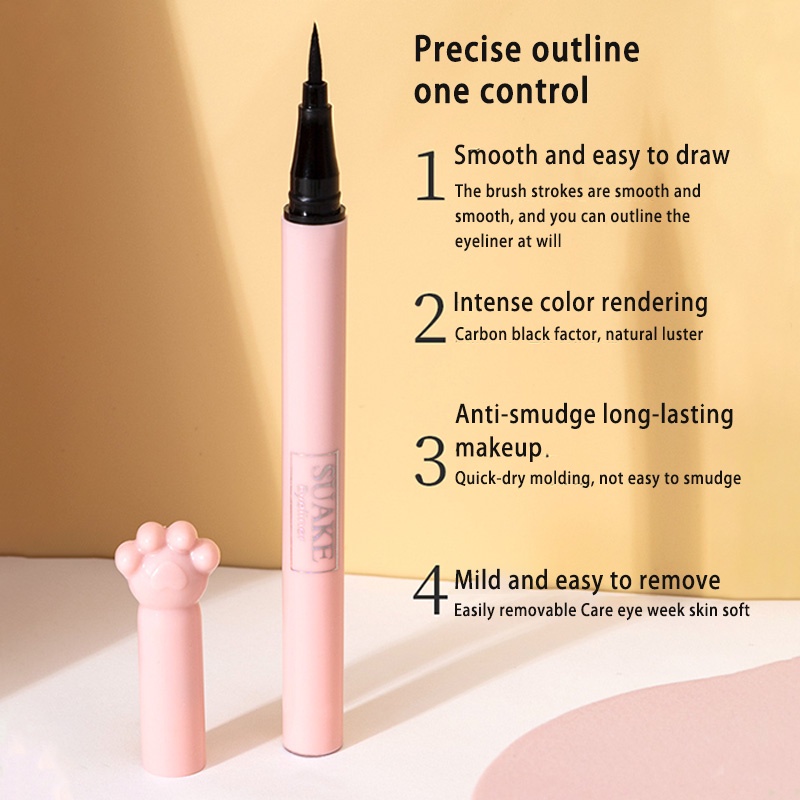Jual [COD] Eyeliner Waterproof Cat Paw Eyeliner Hitam Long Lasting Eye ...