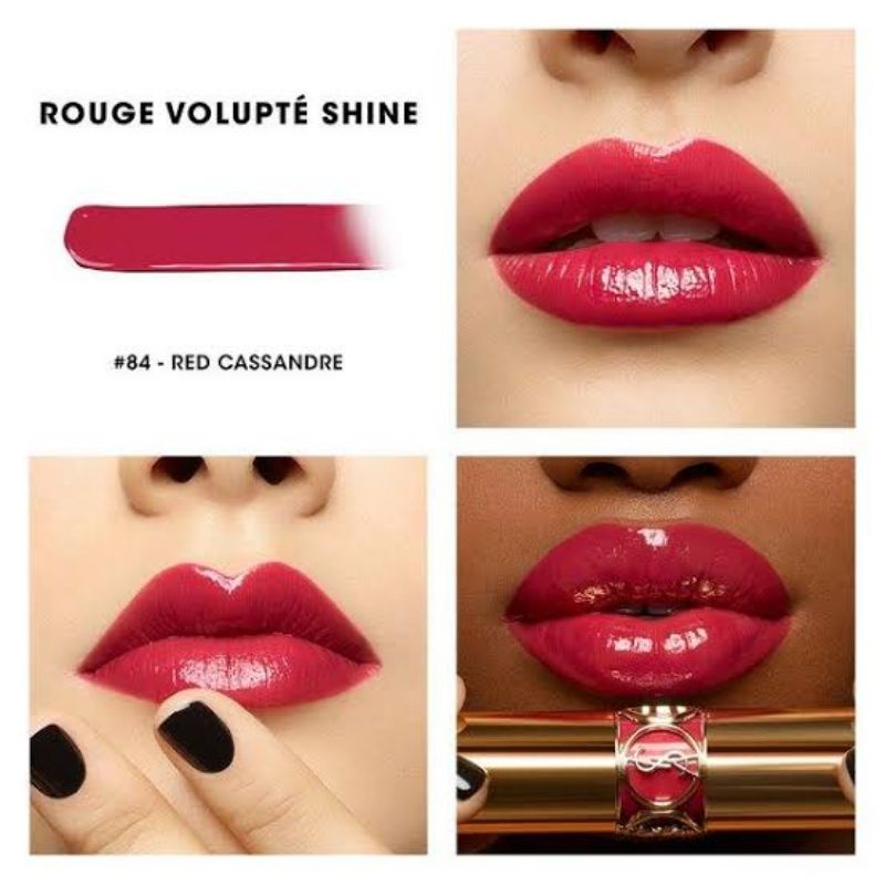 Ysl 84 red cassandre new arrivals
