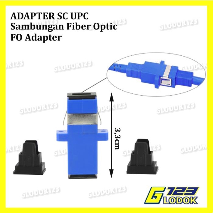 Jual Adapter SC UPC APC Barel Adaptor Fiber Optic Optik Sensor ...