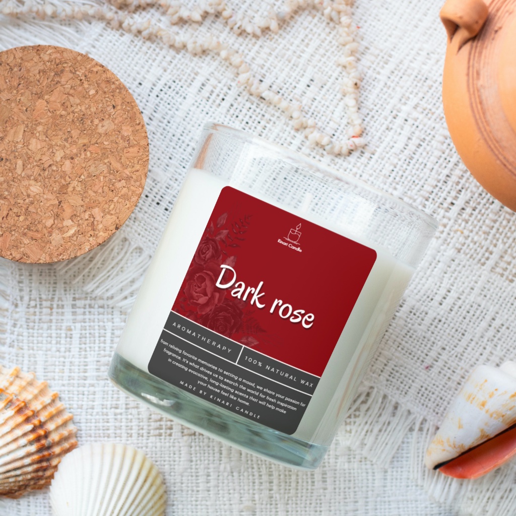 Jual Dark Rose 65 gram lilin aromaterapi, lengkapi souvenirmu dengan ...