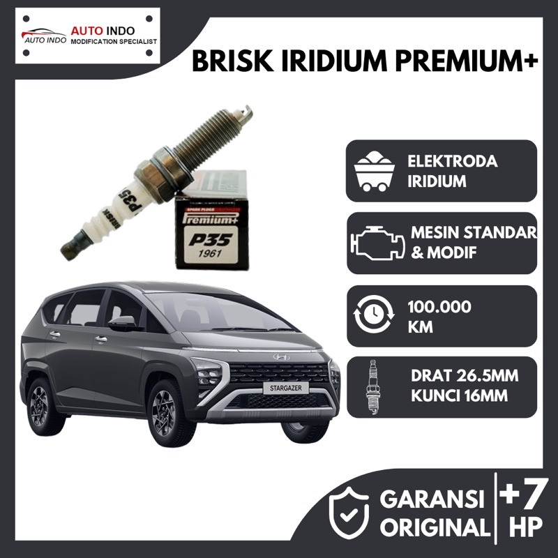 Jual Busi Mobil Racing Brisk Iridium Premium P35 Hyundai Stargazer ...