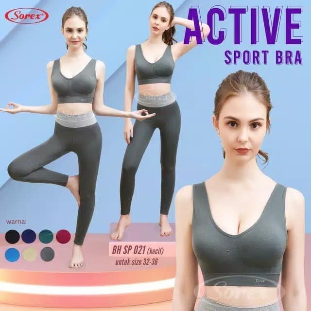 Jual SOREX SPORT BRA STRETCH SP 020 UKURAN BESAR BUSA TIPIS TANPA KAWAT ...